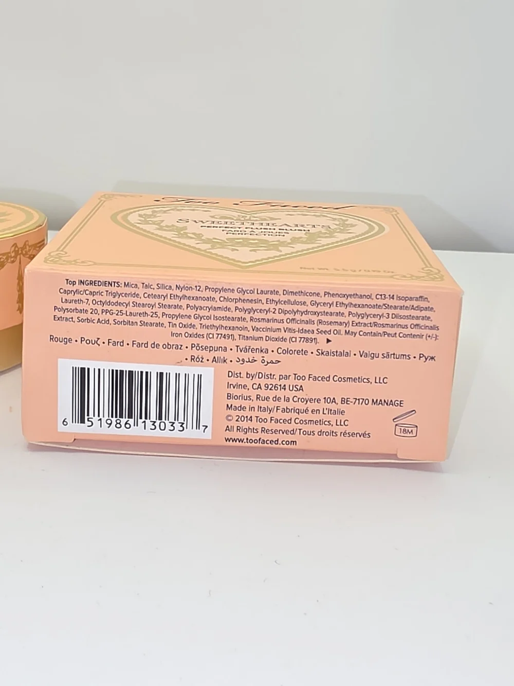 OG Too Faced Sweethearts Blush- 
